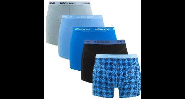 Björn Borg heren cotton stretch 5P boxers basic print multi VII