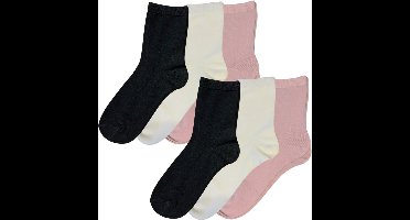 green-goose® Bamboe Sokken Dames - 6 Paar - Pastelkleuren - Blauw, Roze, Beige - Maat 39-42 - Heerlijk Zacht, Stretchy en Duurzaam - Licht Geparfumeerd