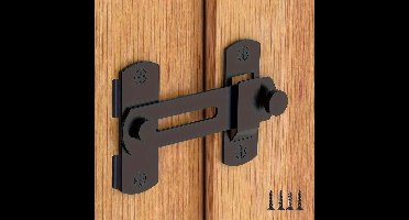Oneay (2 paar) Kantelgrendels voor schuurdeuren voor meer privacy, geschikt voor badkamers, buitenruimtes, garages en ramen.