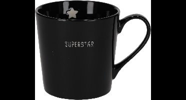 JENS Living - Shiny Mok - Zwart - SUPERSTAR - 370 ml