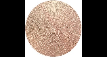 Placemat Thora Rond 38cm Koper
