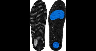 Bama Balance Deo voetbed, inlegzolen met ademende, antibacteriële hoes voor meer frisheid, unisex, zwart - 44