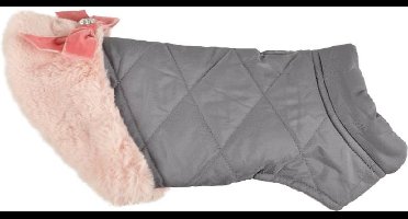 Flamingo Valentino - Hondenjas - Grijs - Ruglengte 30 cm