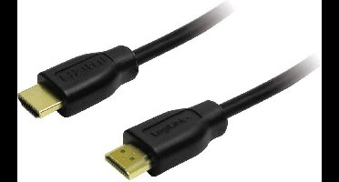 LogiLink CH0053 HDMI-kabel HDMI Aansluitkabel HDMI-A-stekker, HDMI-A-stekker 10.00 m Zwart 4K UHD