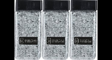 Decoratie steentjes/hobby steentjes - Zilver - 1650 ml - 2/4 mm