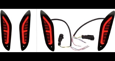 Knipperlicht set achterzijde Power1 Sport (E-Keur) smoke Vespa Primavera, Sprint