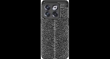 Just in Case hoesje geschikt voor OnePlus 10T - TPU Hoesje Flexibel Soft Design - Zwart