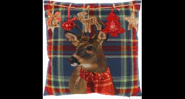 Sierkussen - Kerst - Rendier - 45 x 45 cm