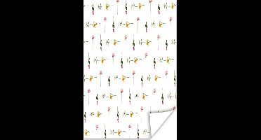 Poster Bloemen - Kleuren - Pastel - 20x30 cm