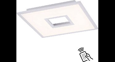 Paul Neuhaus tile - Design LED Dimbare Plafondlamp met Dimmer - 1 lichts - L 45 cm - Wit - Woonkamer | Slaapkamer | Keuken