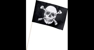 Boland - Polyester zwaaivlag Piraten classic - Piraten - Piraten