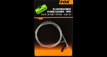Fluorocarbon Fused Leader Kwick Change Swivel - 30LB Edges Fox