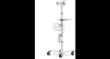 VESA mount Rise Extended Tablet Stand - hoogte instelbare verrijdbare vloerstandaard