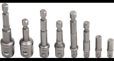 Weber Tools Boormachine bitadapters 8 delig