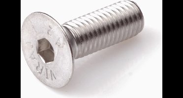 Inbusbout rvs A2 pk M6 x20mm DIN7991