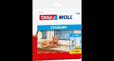 Tochtstrip tesamoll i-profiel zelfkl 6mx9mm wit | 10 stuks