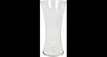 Gerimport Bloemenvaas - transparant - glas - 36 x 18 cm - decoratie - wonen