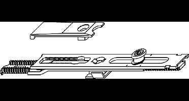 I.s.-verlengstuk 130mm (1 nok) zilverlook