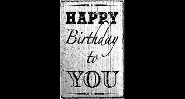 Colop vintage stempel-Happy birthday to you-Verjaardag-Stempelen-Kaarten maken-Scrapbook-Knutselen-Hobby-DIY -Stempels-Creative hobby