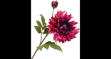 Silk-ka Kunstbloem Chrysant Tak Roze-Beauty 78 cm