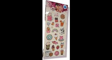 3D sticker sweets, foam stickers