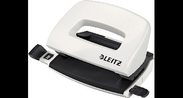 Leitz WOW metalen mini perforator, wit