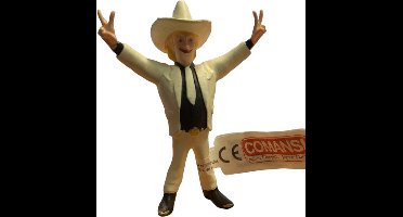 Capture the flag - Speelfiguur - Taarttopper - Space Cowboy - Carson  - In wit kostuum - 8 cm