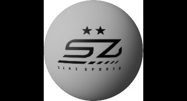 Senz Sports - Tafeltennisballen - Pingpongballen - 2 Sterren - 6 stuks - Wit