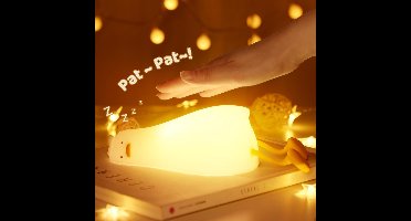 Merdoo Kerstcadeau Eend Nachtlampje Kinderen - Nachtlamp - Nachtlampje babykamer - Draadloos - Sfeerlamp - Tafellamp - Veilig voor kinderen - USB oplaadbaar - Timer - Voor kinderen