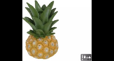 Kandelaar Ananas polystone 12x12x18cm