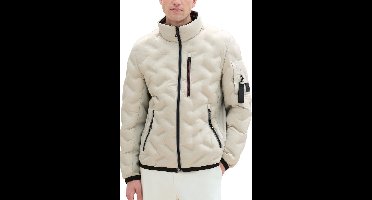 Tom Tailor - Tussendoor jas - Heren - S - Beige - Polyester - 1041309