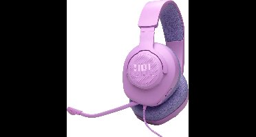 JBL Quantum 100 M2 - Bedrade Gaming Headset - Over-ear Koptelefoon met Afneembare Microfoon - 3.5 mm Jack - Voor PC, PlayStation, Xbox & Switch - Paars