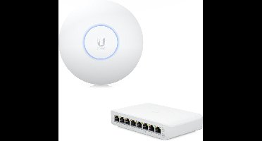 Ubiquiti UniFi 6+ accespoint incl. UniFi Lite 8 Netwerkswitch
