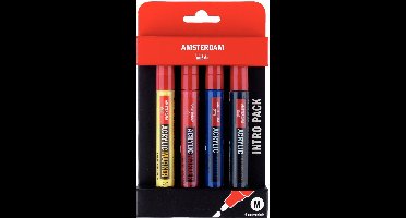 Amsterdam Acrylmarker intro set | 4 kleuren