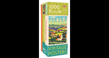 Tactic Vintage Italy – Puzzel – 1000 stukjes – Italiaanse Sfeer in Retro Stijl – Strak en Rustgevend Ontwerp – Hoogwaardige Scandinavische Kwaliteit