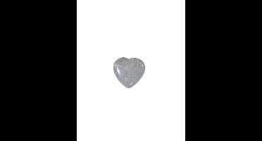 Bergkristal hart 30 mm edelsteen