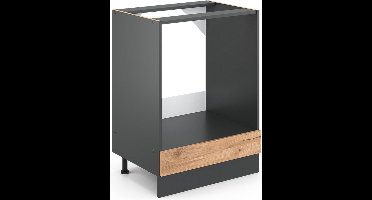 Vicco R-Line Ovenombouwkast – 60 cm zonder werkblad Krachtige eik goud