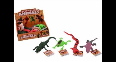 12 reptielen rekken in display 26113