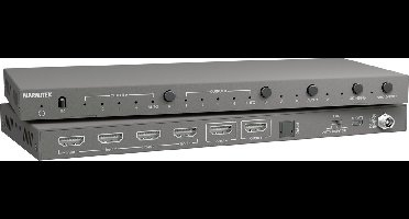 Marmitek MS420 – HDMI matrix 4×2 (4 in / 2 out) met 4K60, HDR, ARC & digitale audio-uitgang