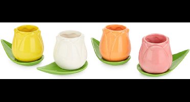 Coffee Cup Set Tulip X4