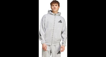 adidas Sportswear New adidas Z.N.E. Trainingsjack met Capuchon - Heren - Grijs