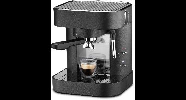 Trisa Espresso Perfetto Espressomachine Zwart, RVS 1275 W