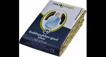 4 STUKS - Nooddeken - Reddingsdeken - Isolatiedeken - EHBO Deken - Oververhitting - Onderkoeling - Noodpakket - Goud/Zilver - 160 x 210