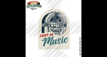 Lost In Music Jukebox Sticker