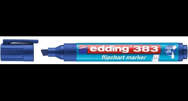 Edding 383 markeerstift 1 stuk(s) Beitelvormige punt Blauw