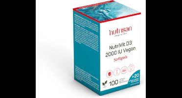 Nutrisan Nutrivit D3 2000 IU Vegan - 120 softgels
