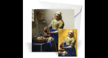 Het Melkmeisje giftcard met magneet