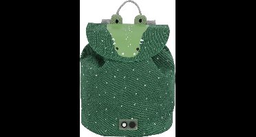 Trixie Rugzak - Mr. Crocodile - Schooltas Waterafstotend - Kleine Rugtas voor Kind - Voor Jongens en Meisjes - Gymtas - Groen
