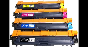 Laser Toner Brother Geschikt voor TN-241 / TN-245 Multipack XL Huismerk | Geschikt voor DCP-9015CDW - DCP-9020CDW - HL-3140CW HL-3150CDN HL-3150CDW - HL-3170CDW - MFC-9130CW - MFC-9140CDN - MFC-9330CDW - MFC-9335CDW - MFC-9340CDW