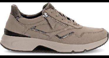 Gabor Rollingsoft Sneaker Taupe Nubuck 56.896.42